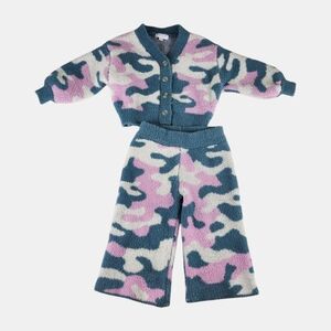Grayson Mini Fuzzy Cozy Camo Kids' Knit Set